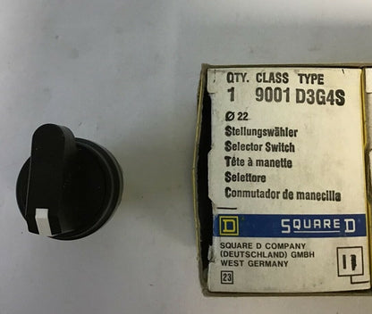 SQUARE D 9001 D3G4S SELECTOR SWITCH ****LOTOF3****