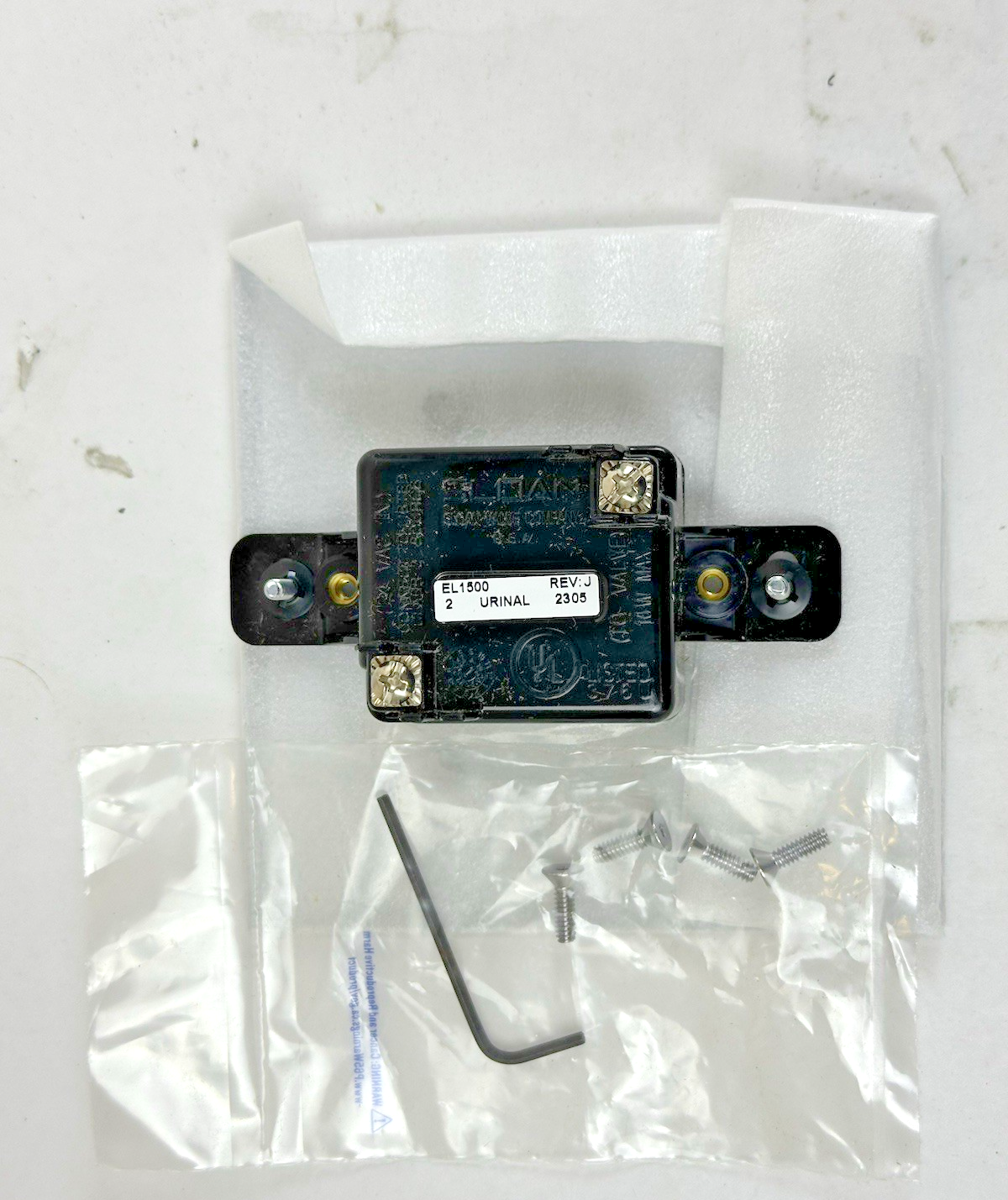 SLOAN EL-1500 URINAL SENSOR REPAIR KIT W/MOUNTING WALL PLATE