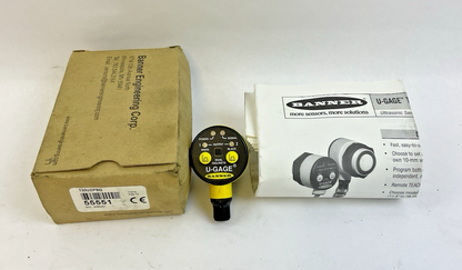 BANNER ENGINEERING CORP  T30UDPBQ 55551 U-GAGE ULTRASONIC PROXIMITY SENSOR