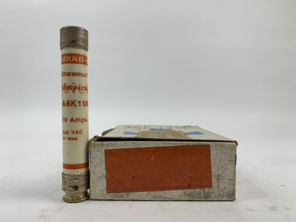 Gould Shawmut Amp-trap A6K10R 10A 600V Fuse "Lot of 10"