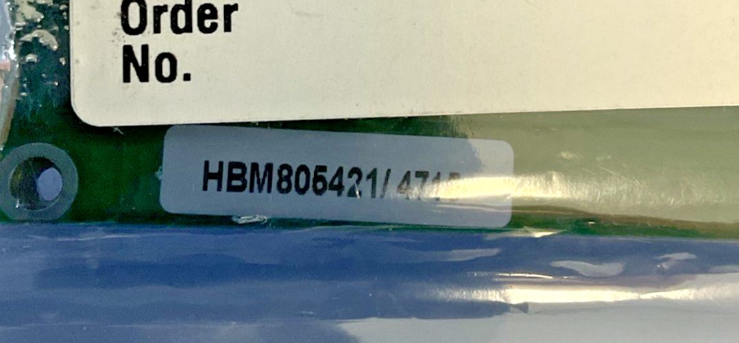 HBM 1-AD101B CONTROL CARD 801242663