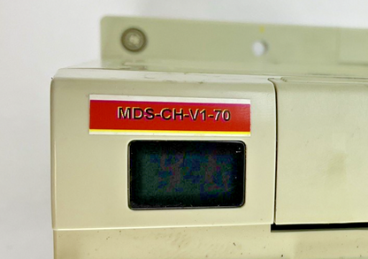 MITSUBISHI MDS-CH-V1-70 SERVO DRIVE UNIT 7KW 648V H/W VER.N 15A 240HZ