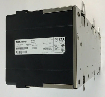 ALLEN BRADLEY 1756-A10 SER.B CAT.REV.K01 10 SLOT CHASSIS 24VDC
