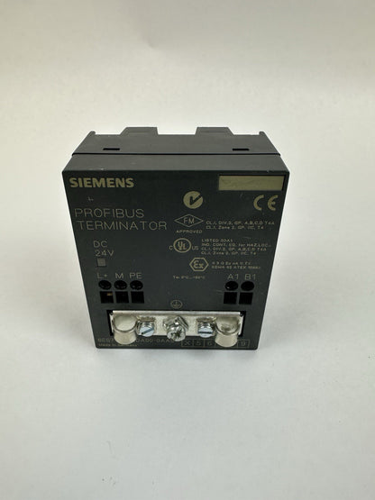 SIEMENS 6ES7 972-0DA00-0AA0 PROFIBUS TERMINATOR MODULE 24 VDC