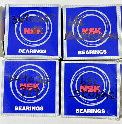 NSK - 6000VVC3 - *LOT OF FOUR* - 6000VVC3E - DEEP GROOVE BALL BEARING-SEALED END