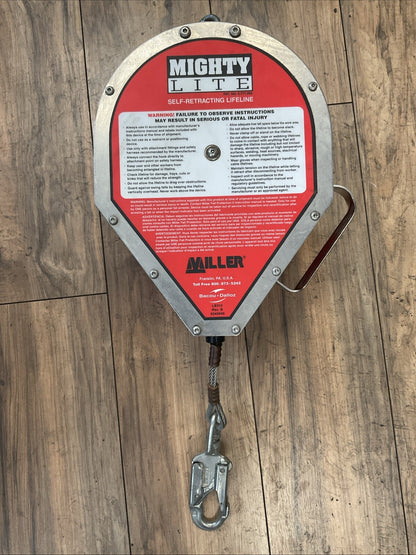 MILLER RL175BSS/175FT MIGHTY LITE SELF-RETRACTING LIFELINE