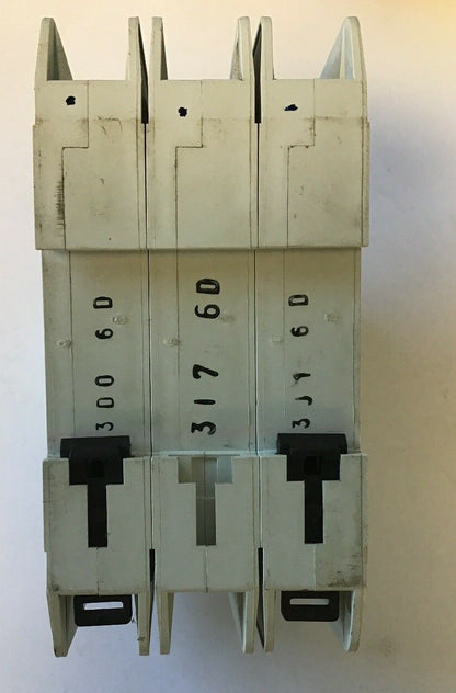 MOELLER FAZ-D6/3-RT 3POLE CIRCUIT BREAKER 415VAC 50/60HZ**LOTOF4**