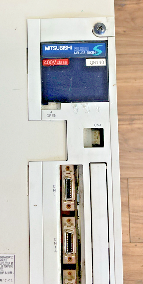 MITSUBISHI MR-J2S-45KBA-QN140 SERVO DRIVE 45KW 93.0A 480VAC