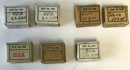 CUTLER HAMMER 9102 H21A(2), H43A(1), H38A(1), H3A(1), H60A(2) HEATERS **LOTOF7**
