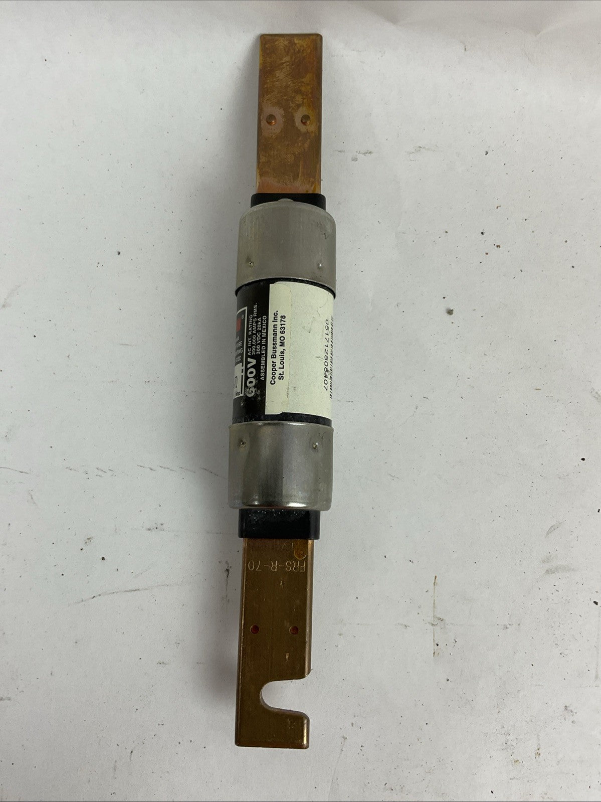 FUSETRON FRS-R-70 600VAC 300VDC 70 AMP TIME DELAY DUAL ELEMENT CLASS RK5 FUSE
