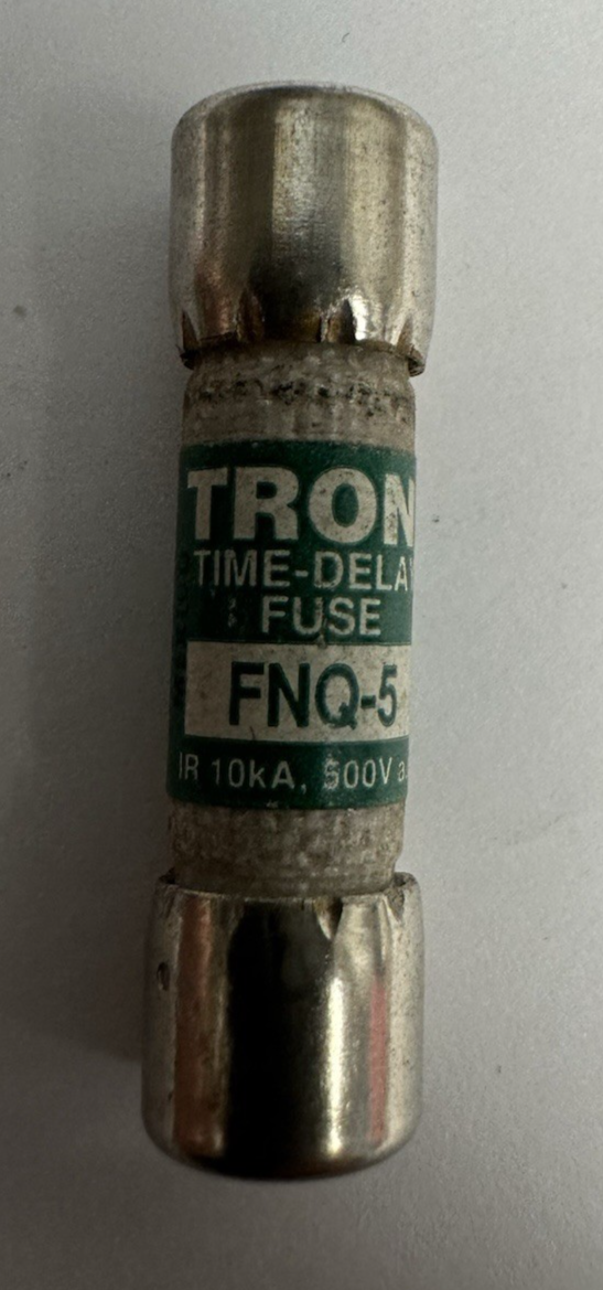 BUSSMANN TRON FNQ-5 TIME DELAY FUSE 5 A 500V *LOT OF 8*