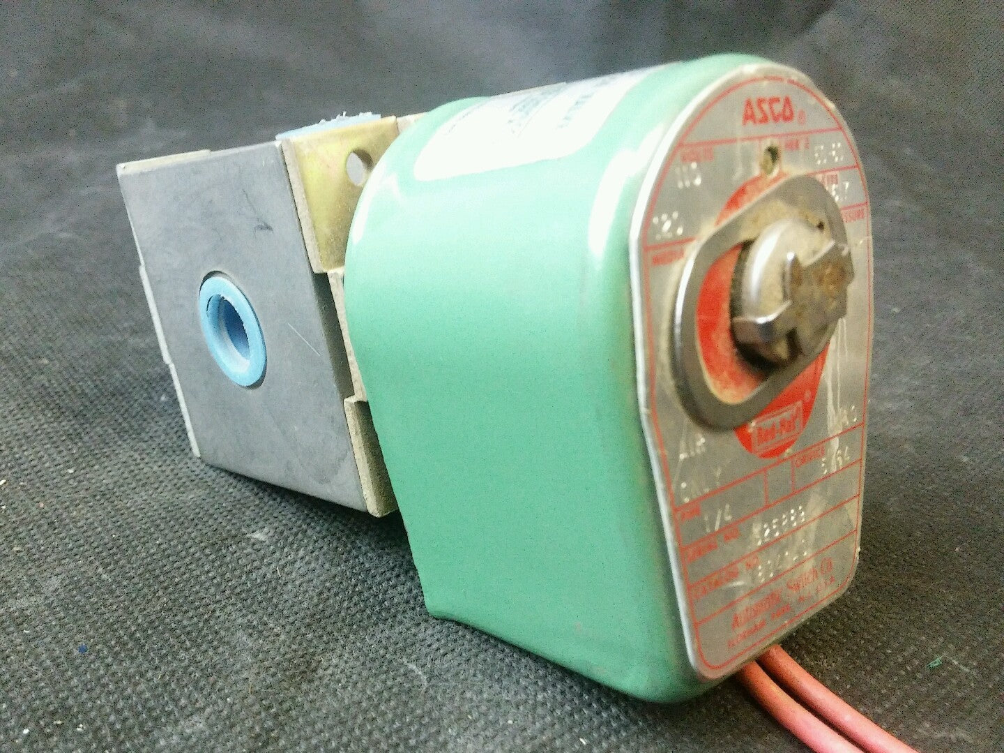 ASCO 8340A3 RED-HAT VALVE 110/120V 1/4" PIPE 5/64 ORIFICE 150psi AIR