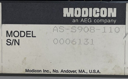 AEG MODICON AS-S908-110 AS-9385-001 REMOTE I/O PROCESSOR
