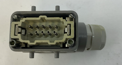 HARTING HAN 10ES-M INDUSTRIAL MALE CONNECTOR 16 A 500 V HAN10ESM