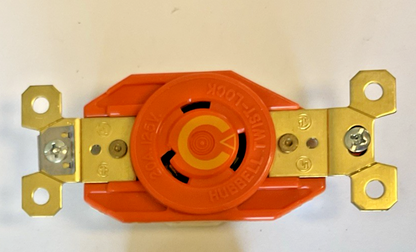 HUBBELL IG2310 RECEPTACLE 2POLE 3 WIRE 20A 125VAC/DC ****LOTOF2****
