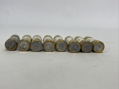 RELIANCE/BRUSH KON10 ONE TIME CLASS K5 FUSE 10AMP 250VAC (LOT OF 8)
