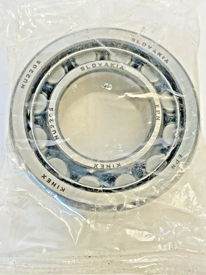 KINEX - NU2205 EPN- SINGLE ROW CYNDRICAL BALL BEARING - 25x52x18 mm