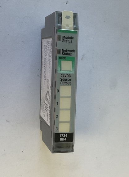 ALLEN BRADLEY  1734-OB4 OUTPUT MODULE SER.C FW3.022 5VDC 75MA