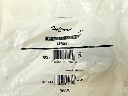 HOFFMAN TYPE 4 3R 12 13 AS050 HOLE SEAL 59700 LOT OF 3