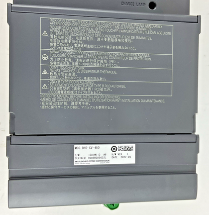 MITSUBISHI MDS-DH2-CV-450 SERVO DRIVE 37KW 85A 50-60HZ H/W VER.L 648V