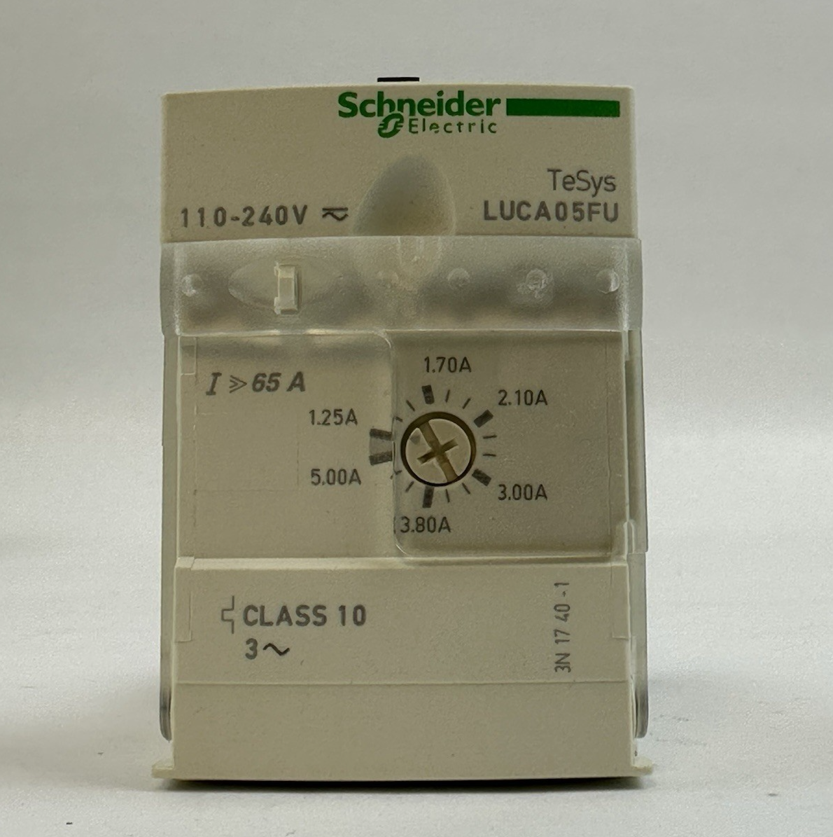 SCHNEIDER ELECTRIC LUCA05FU TESYS U STANDARD CONTROL UNIT 1.25-5A 110-240VAC/DC