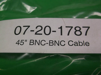 HOLLAND ELECTRONICS 07-20-1787 BNC-BNC MINI COAX CABLE BLUE - 45" - NEW IN BAG
