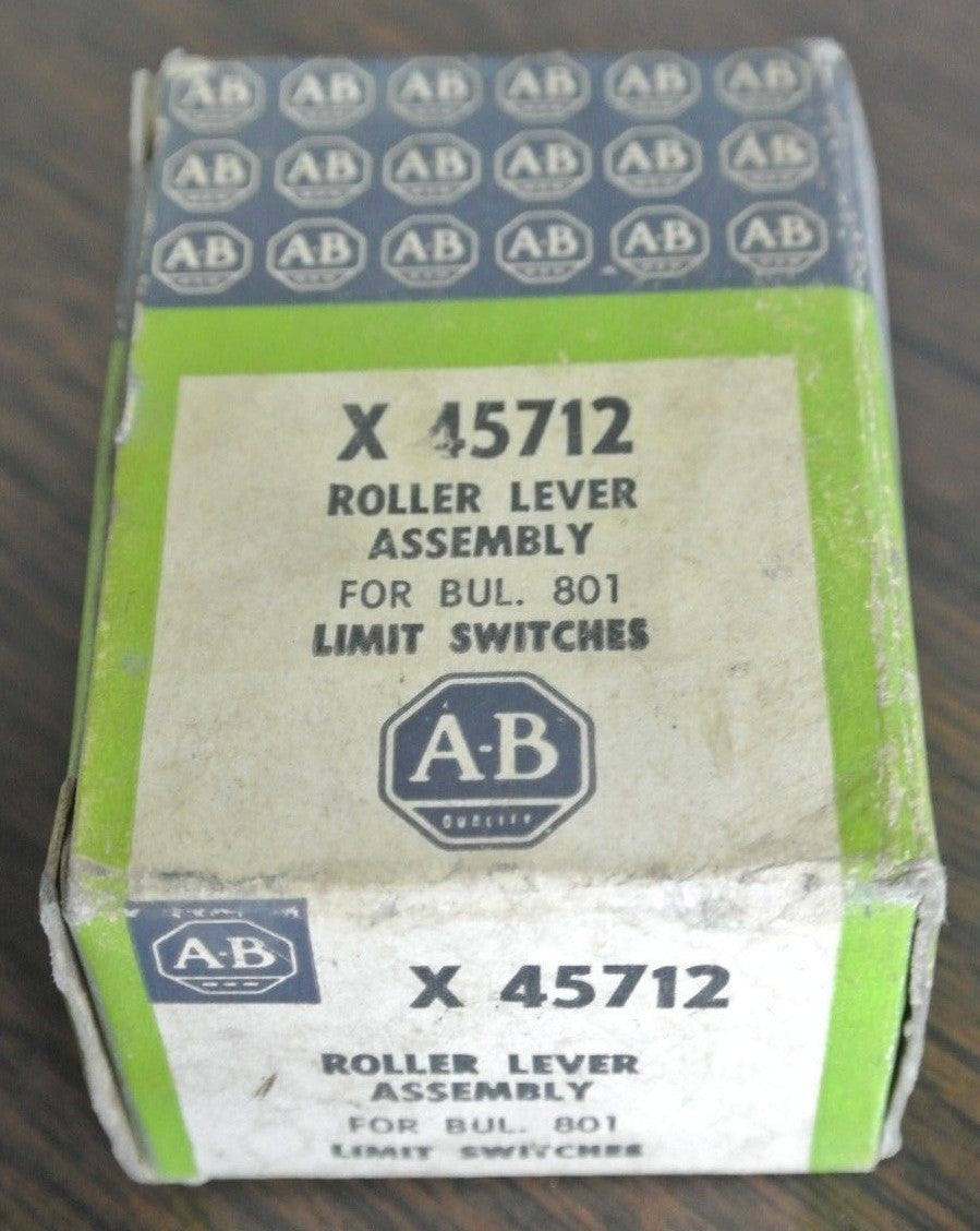 ALLEN-BRADLEY X-45712 ROLLER LEVER ASSEMBLY for 801 LIMIT SWITCHES  NEW SURPLUS