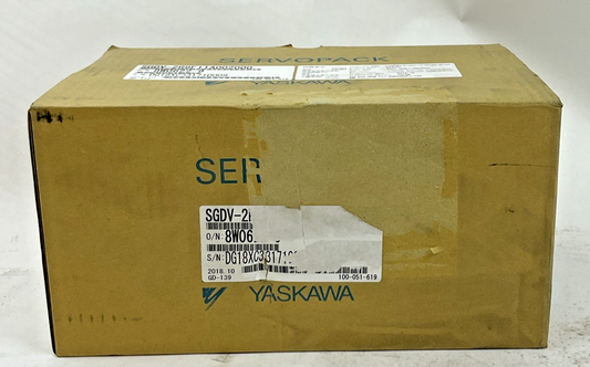 YASKAWA SGDV-2R8F11A002000 SERVO DRIVE 3PH 9.4A 230V 400HZ