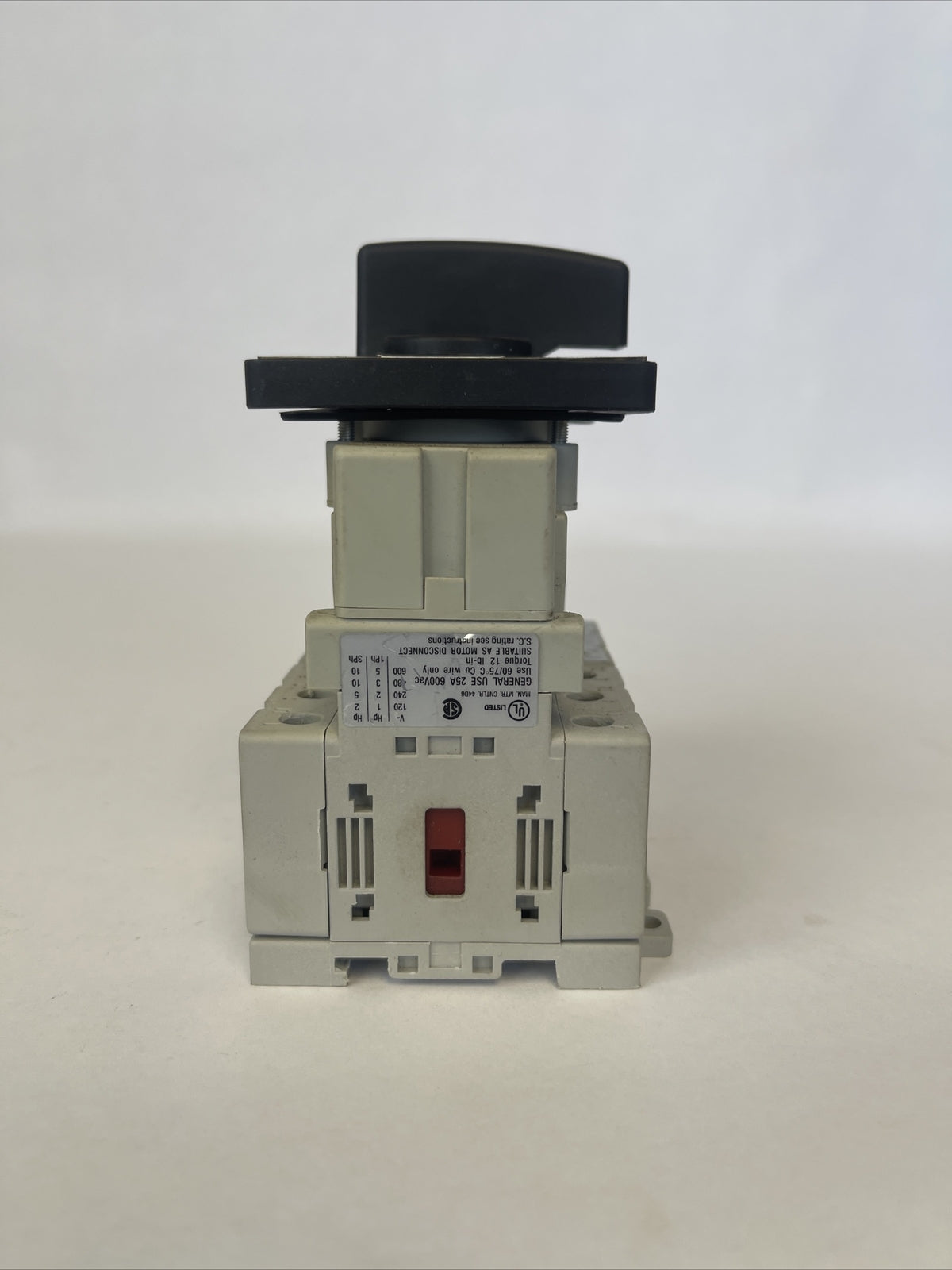 ALLEN BRADLEY 194-A25-3753 DISCONNECT SWITCH 25A 600VAC SER B 10HP