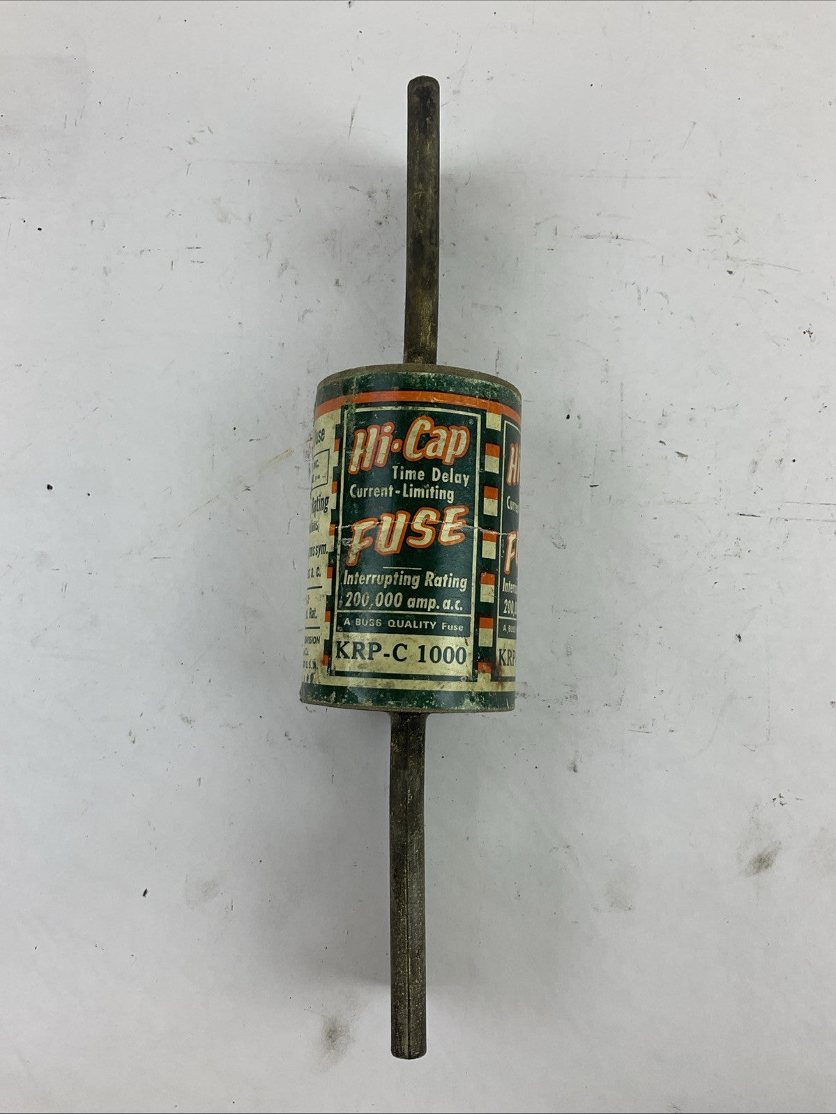 BUSSMANN KRP-C 1000 HI-CAP TIME DELAY CURRENT LIMITING FUSE 1000AMP 600VAC