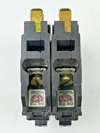 SQUARE D *LOT OF 2* - QO115 - STAB-LOK CIRCUIT BREAKERS - 1 POLE/240VAC/15A -NEW