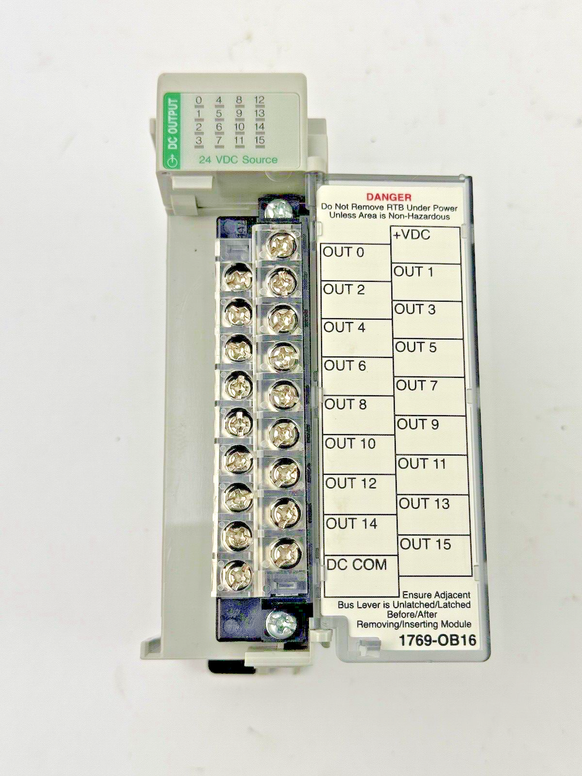 ALLEN-BRADLEY - 1769-OB16 SER. B, F/W REV 3.1, DIR/VER 10000550528/03 - 16 PT.