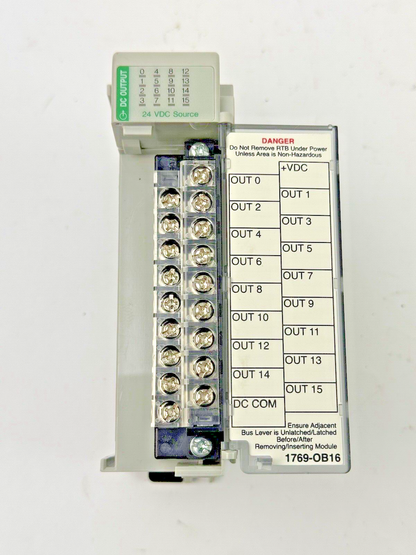 ALLEN-BRADLEY - 1769-OB16 SER. B, F/W REV 3.1, DIR/VER 10000550528/03 - 16 PT.