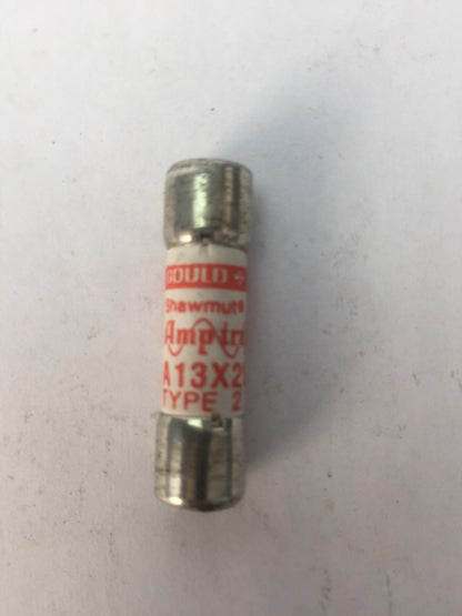 GOULD SHAWMUT A13X20-2 FUSE 30 AMP 130 VAC TYPE 2 (LOT OF 10)