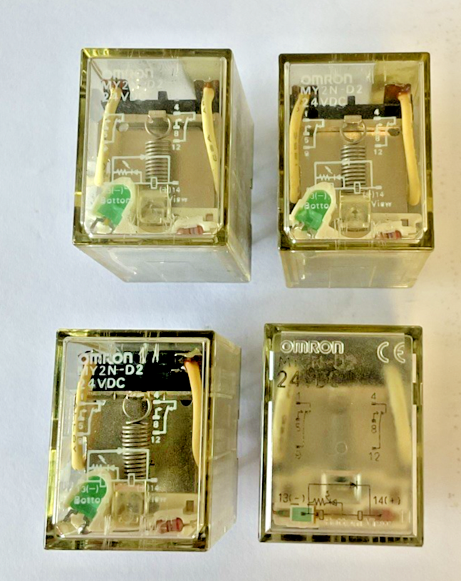 OMRON MY2N-D2 RELAY 24VDC 250VAC ***LOTOF4***