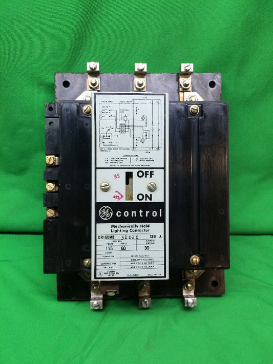 GENERAL ELECTRIC GE CR160MB 3102C CR160MB3102C MECHANICALLY HELD CONTACTOR SER A