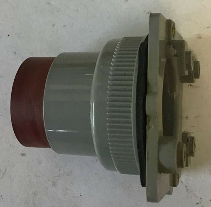REES L12 PLASTIC PUSHBUTTON RED