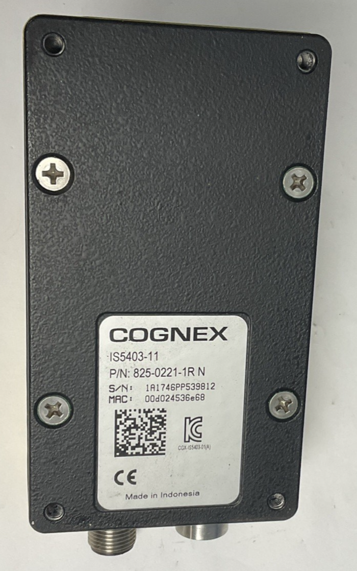COGNEX IS5403-11 INSIGHT VISION CAMERA 24VDC 825-0221-1R N