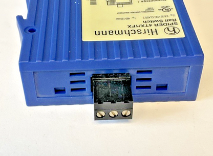 HIRSCHMANN SPIDER 4TX/1FX RAIL SWITCH 24V 32VDC