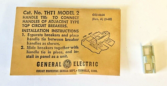 GENERAL ELECTRIC THT1 HANDLE TIE MODEL 2