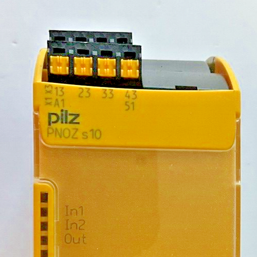 PILZ PNOZ S10 C 24 VDC 4N/0 1N/C SAFETY RELAY 24VDC