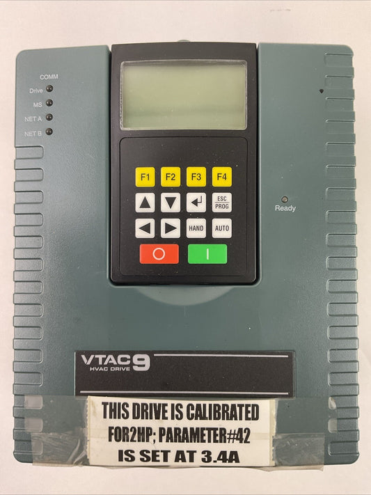 ROCKWELL AUTOMATION 9VT41F-005BTNNN AC DRIVE SERIES A 400V 3HP FIRMWARE NO 3.001