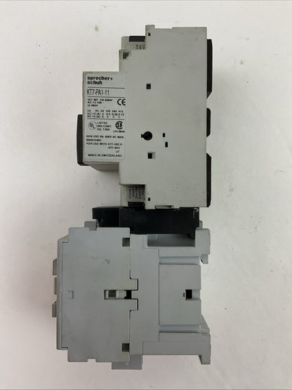 SPRECHER+SCHUH KTA7-25S-10A CIRCUIT BREAKER 6.3-10A CA7-9-10 CONTACTOR 277V COI