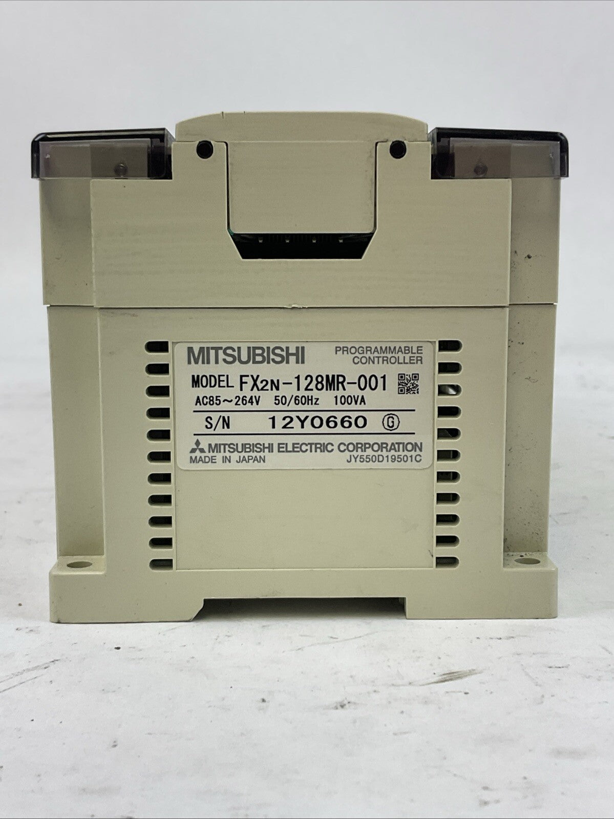 MITSUBISHI FX2N-128MR-001 PROGRAMMABLE CONTROLLER 85-264VAC 50/60HZ 100VA