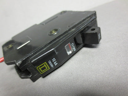 SQUARE D QOB120 CIRCUIT BREAKER 20A 120/240 VAC - SINGLE-POLE - LOT of 10