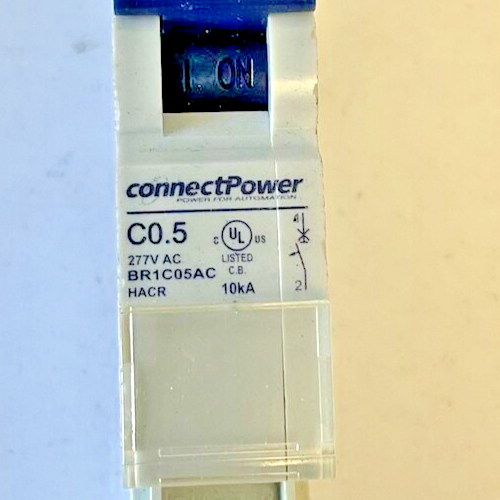 CONNECT POWER BR1C05AC CIRCUIT BREAKER C0.5 277VAC 10KA ***LOTOF3***