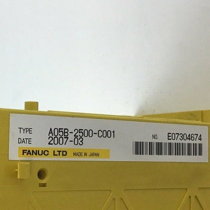 FANUC A05B-2500-C001 RACK CHASSIS W/ FANS A02B-0260-C021