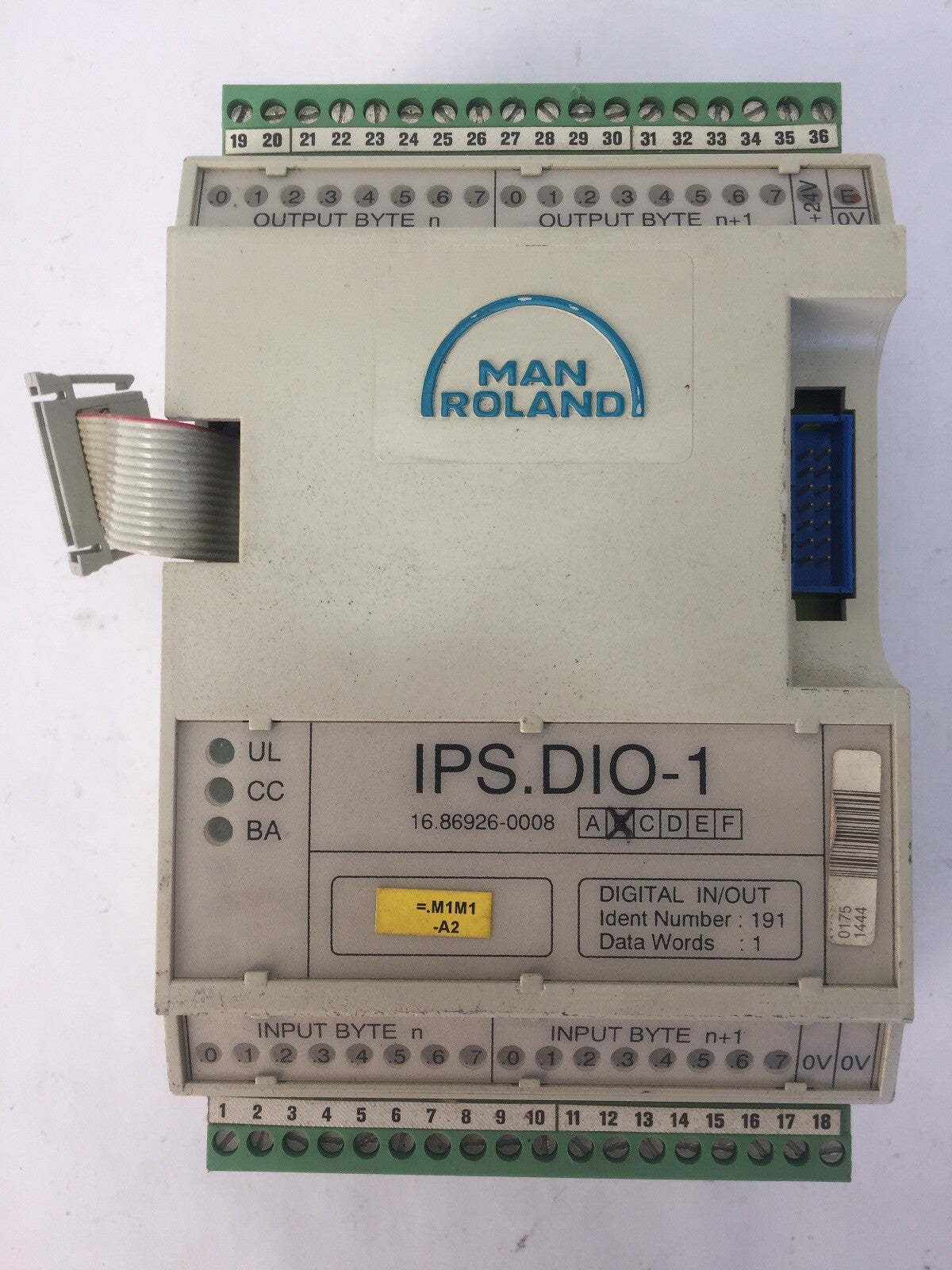 MAN ROLAND IPS.DIO-1 DIGITAL INPUT/OUTPUT MODULE