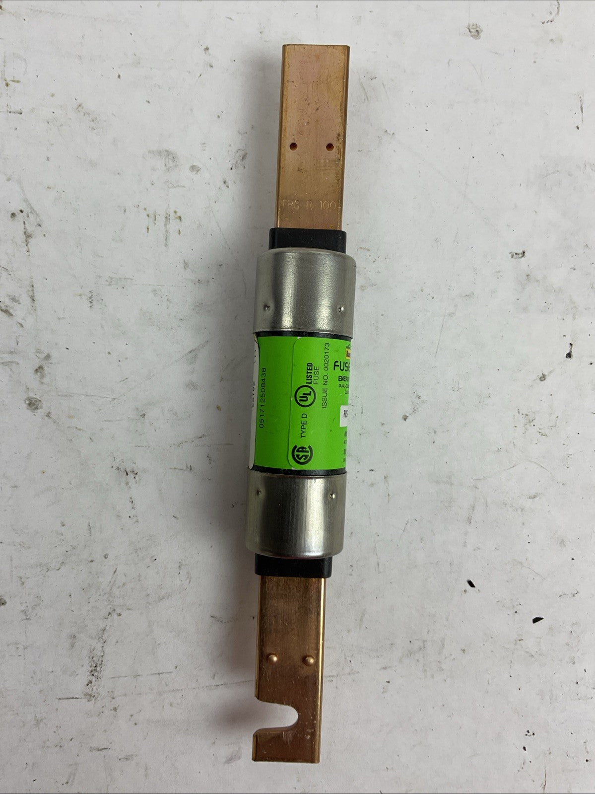 FUSETRON FRS-R-100 300VDC 600VAC 100AMP ENERGY EFFICIENT CLASS K5 FUSE