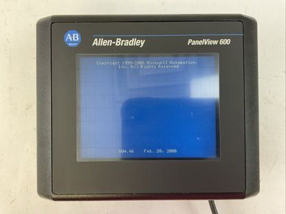 ALLEN BRADLEY 2711-T6C20L1 SER B FRN 4.46 PANELVIEW 600 24VDC